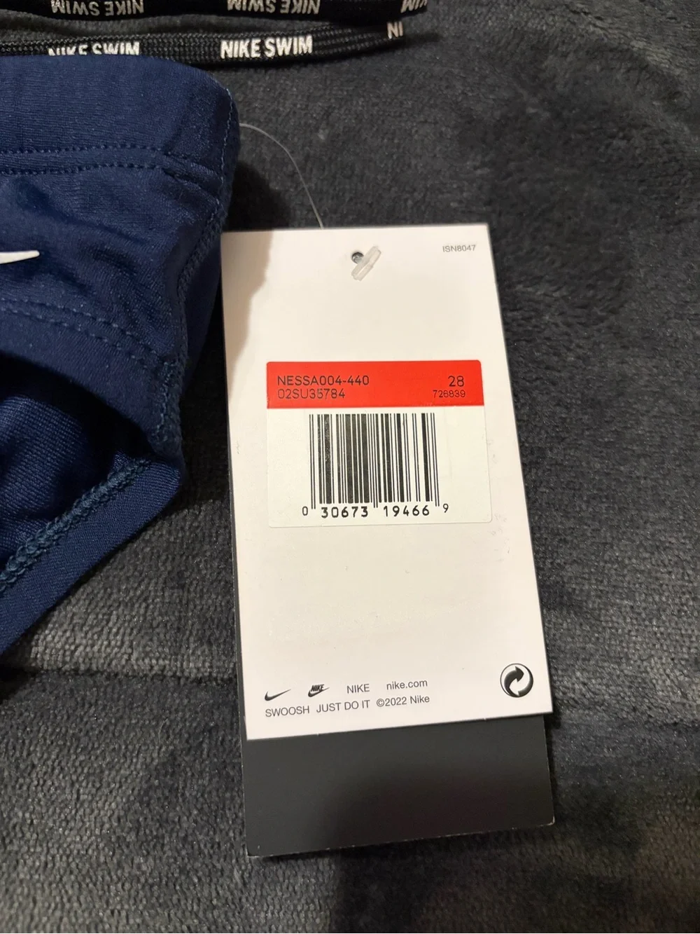 New Nike Men's Hydrastrong Swim Brief Navy - 28